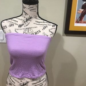 Light purple tube top